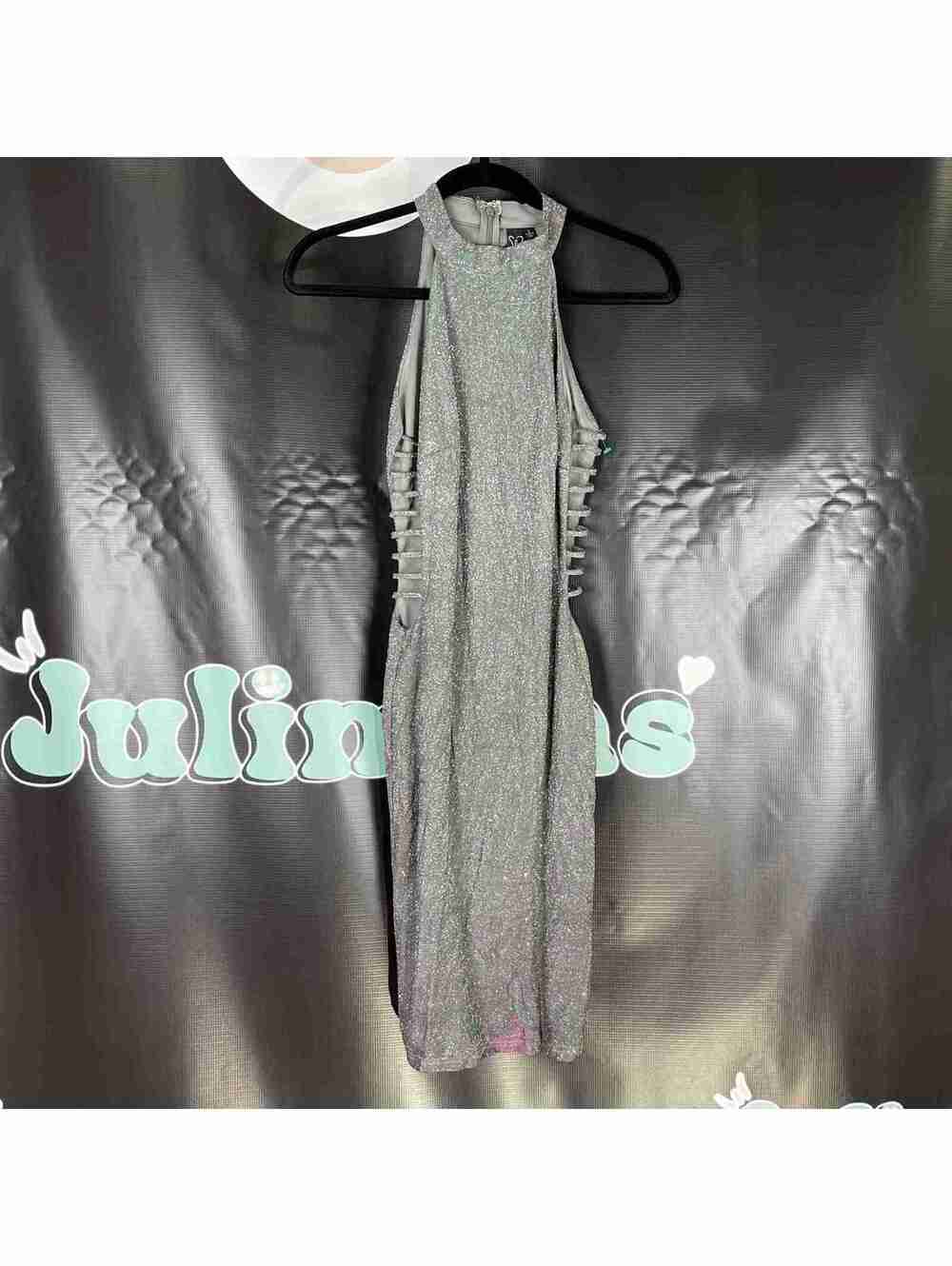 Windsor Sparkly Halter Dress